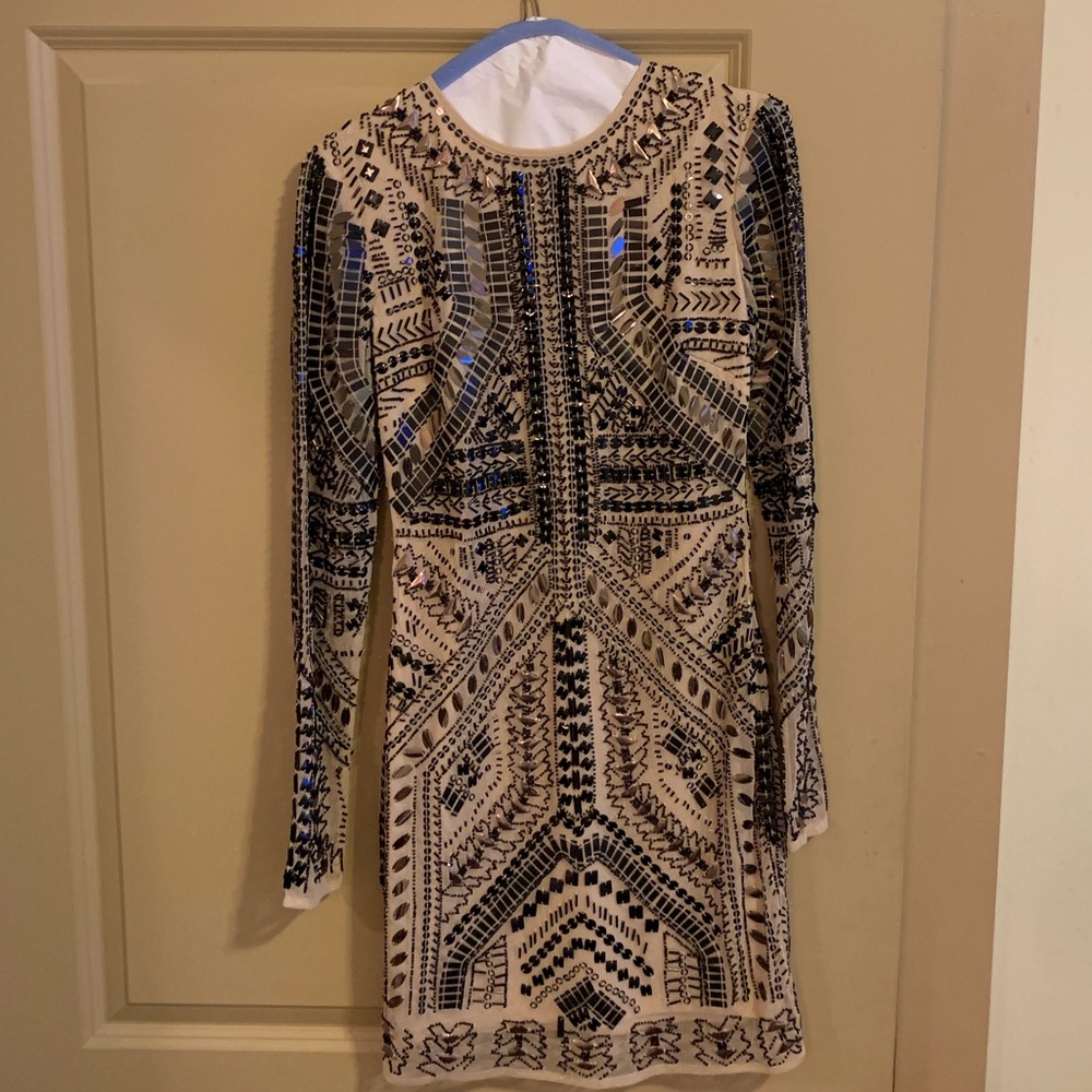 Asos Beaded Embellished Midi Dress